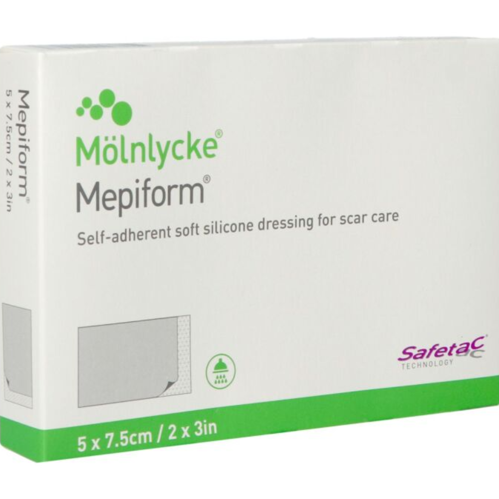 Mepiform Apósitos de silicona reductores de cicatrices 5&nbsp;un. 5cmx7,5cm