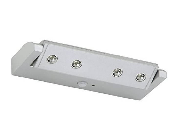 Briloner Leuchten Unterbauleuchte mit Sensor, 4 LED, titan/silber 2269-041