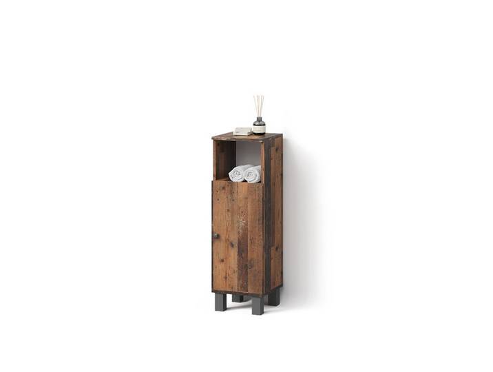 MIDISCHRANK Fucino Eiche rustikal 30 x 95 cm