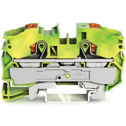 WAGO 2216-1207 Schutzleiterklemme 12 mm Push-In-Klemme Grün, Gelb 20 St. Piece