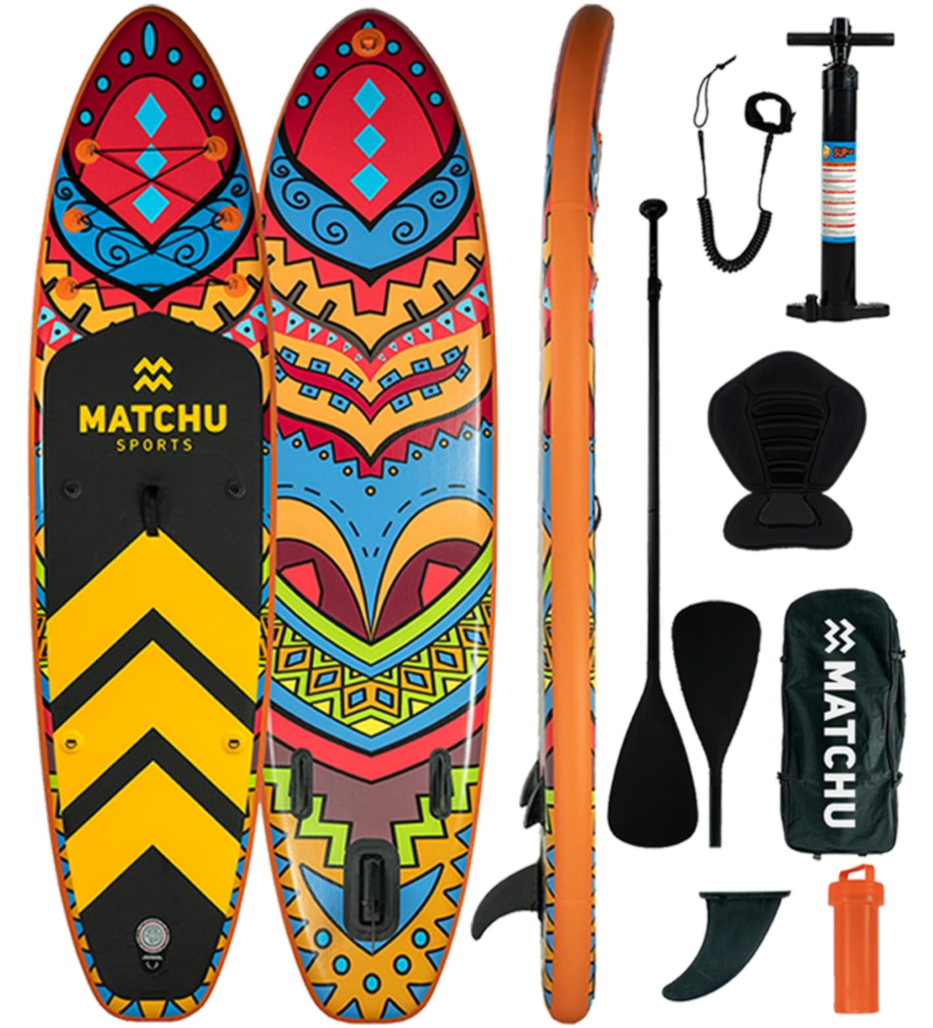 SUP-Board, aufblasbar - 320x81x15 cm - Belastbarkeit: 150 kg - Komplettes Set