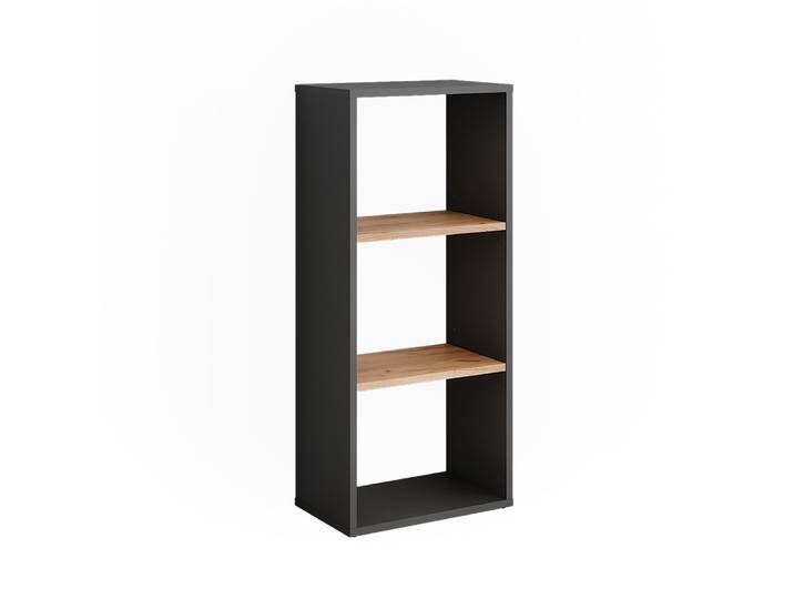 Armoire à chaussures anthracite/chêne doré 40x90.5cm