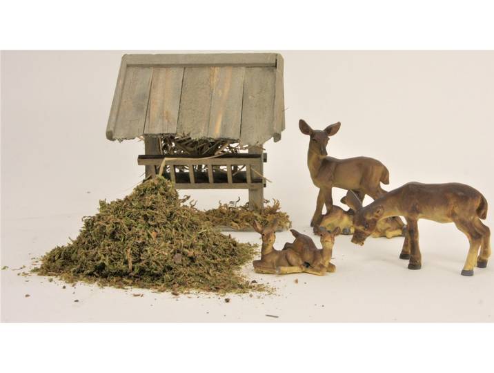 Krippenfigur BOTANIC-HAUS Rehfamilie , beige (natur), Polyresin, Dekofiguren, Krippenfigur, Herkunftsland Holz: China, Deutschland