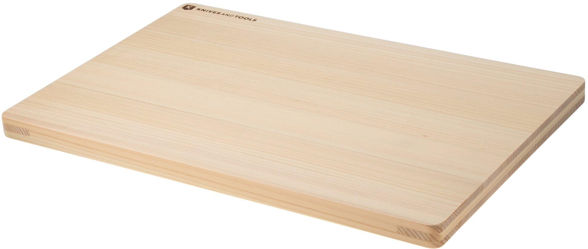 Deska do krojenia Knivesandtools Hinoki Cutting Board, drewno hinoki, 45 x 30 cm