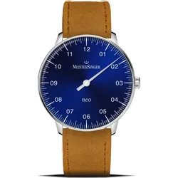 Meistersinger New Vintage Neo NES908 - blau,cognac - 36mm