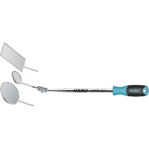 Hazet Teleskopspiegel 1977N-2/4, Set, 65 x 43 mm / 30 mm Ø / 50 mm Ø, Länge 30 - 74 cm