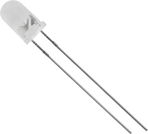 TRU Components LED bedrahtet Grün Rund 5mm 4000 mcd 20°, 25° 20mA