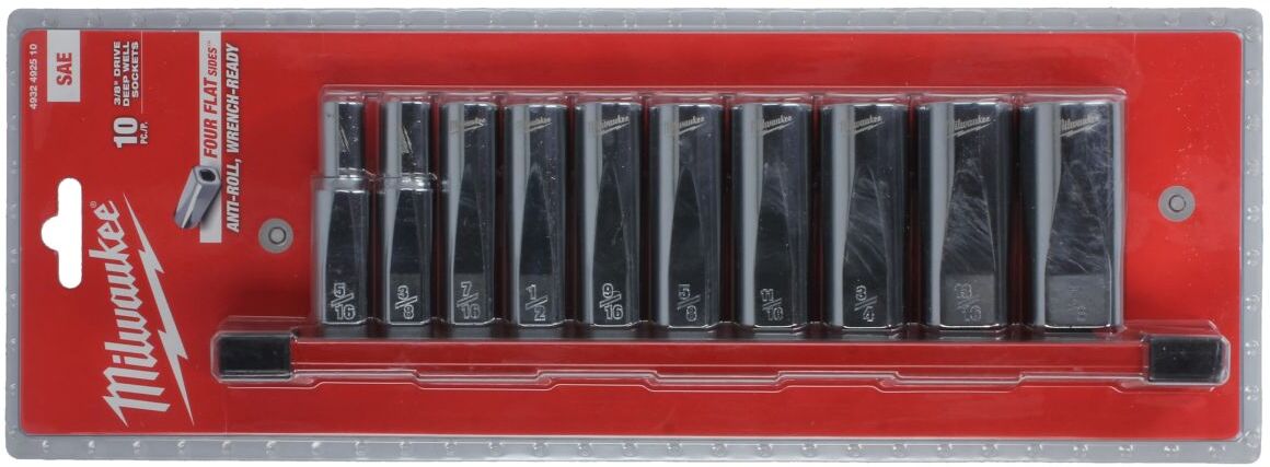 Steckschlüsselsatz 3/8" MILWAUKEE 4932492510