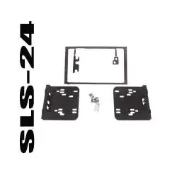 CHEVROLET / GMC / CADDILAC / HUMMER / ISUZU 2-DIN Radioblende schwarz Radio H...