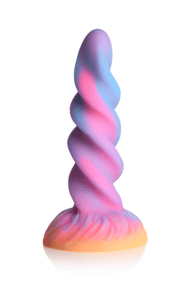 Creature Cocks by XR Brands Moon Rider - Gode Licorne Brille dans le Noir - 20 cm
