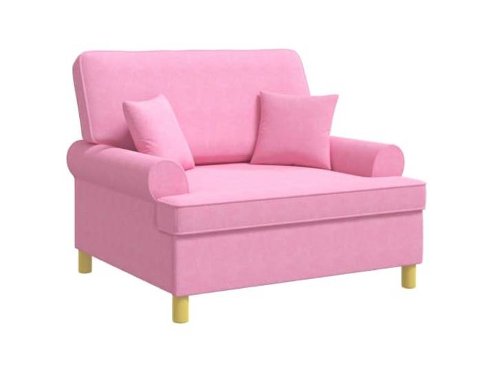 vidaXL XXL-Sessel mit Kissen Rosa Stoff Genieße eine bequeme und großzügige Sitzfläche. Der Stoff aus 100 % Polyester bietet hohen Sitzkomfort
