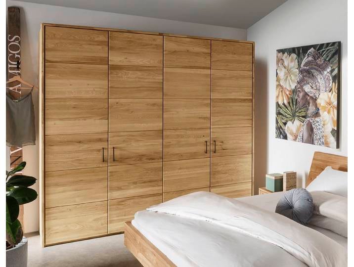 Kleiderschrank 4-trg. 245cm 'Colorado' Wildeiche geölt