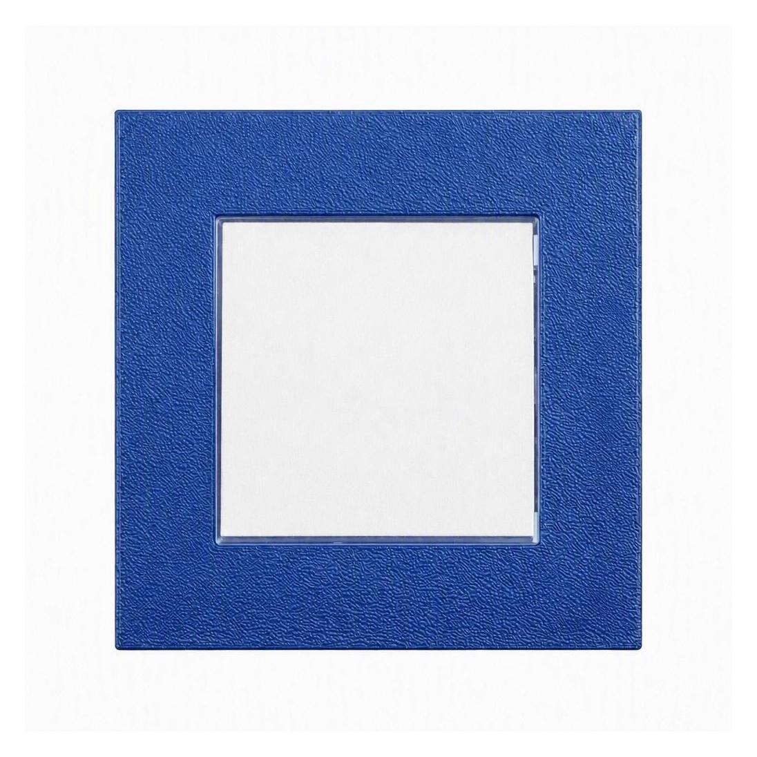 Soixx Aufsteckrahmen für Lichtschalter Schneider Electric Asfora Blau Modernes Design ohne Demontage (72413665)