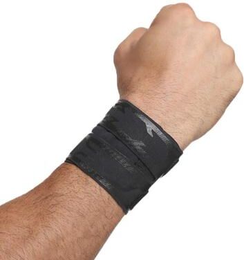 Snug & Styled PowerFlex Wrist Support Strap Breathable Compression Wrist Brace For Fitness And Sports Black