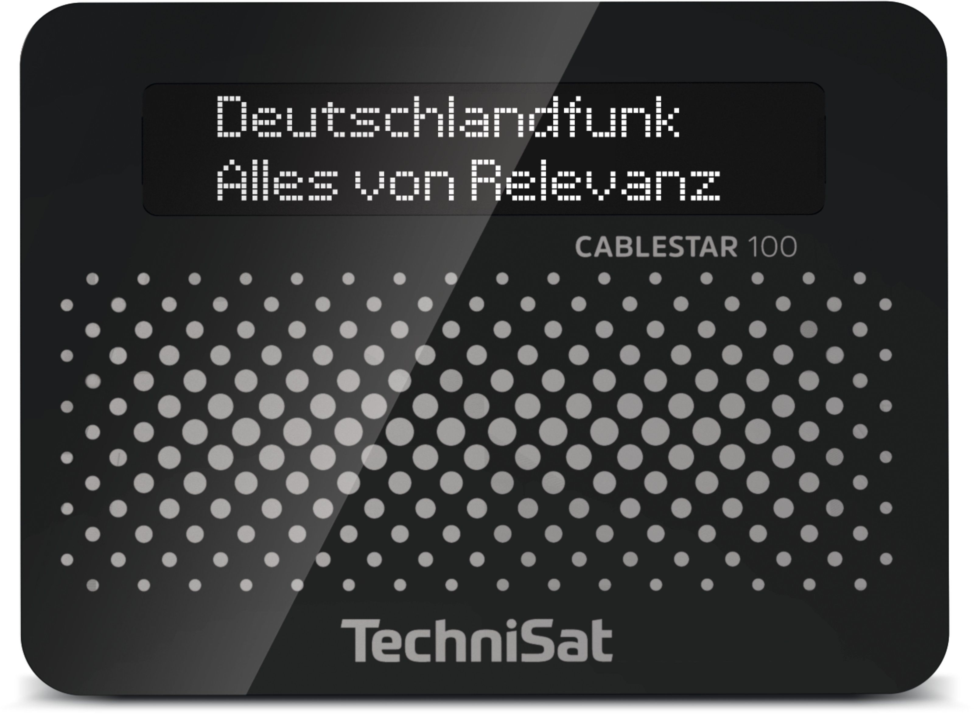 TechniSat Cablestar 100 Radio Uhr (Schwarz) 0010/3915