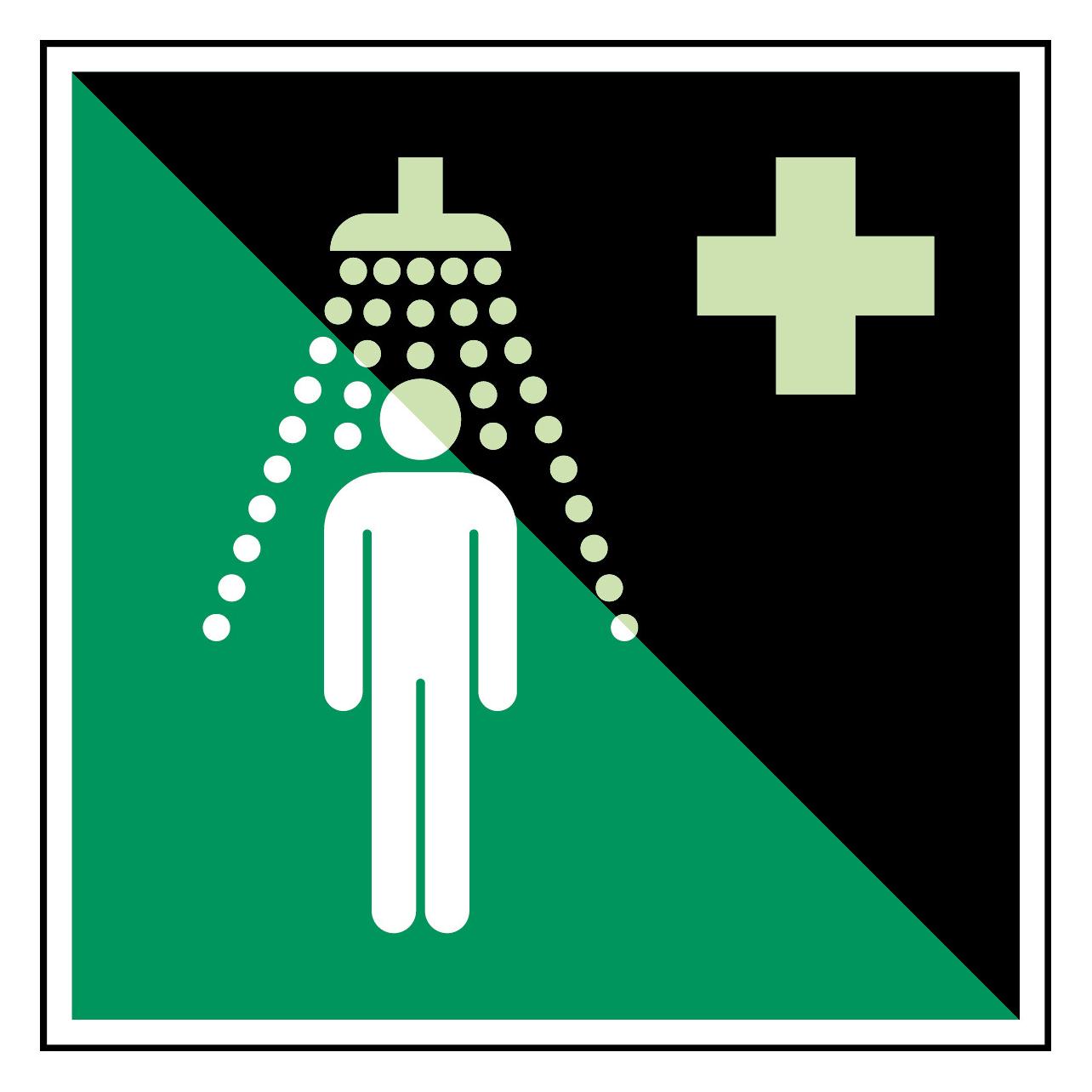 Brady Glow-in-the-dark safety sign (T-ALU-PHOLUMC-200X200/1-B)