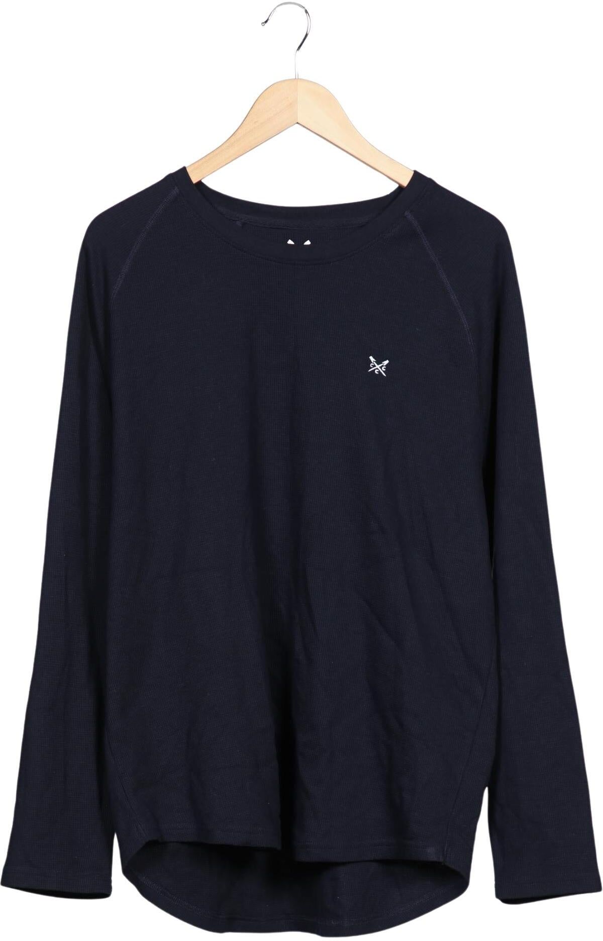 Crew Clothing Company Herren Sweater, Marineblau, Gr. XL, Synthetik / Baumwolle - Second Hand