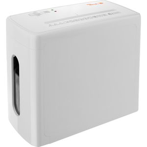 Peach Aktenvernichter 511176 PS500-15 SuperSilent, weiß, 6 Blatt, 9 Liter Behälter, 4x38 mm Partikelschnitt, P-4