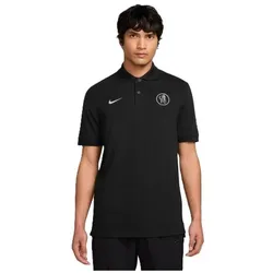 Nike, Herren, Sportshirt, Chelsea London Poloshirt (L), Schwarz, Silber