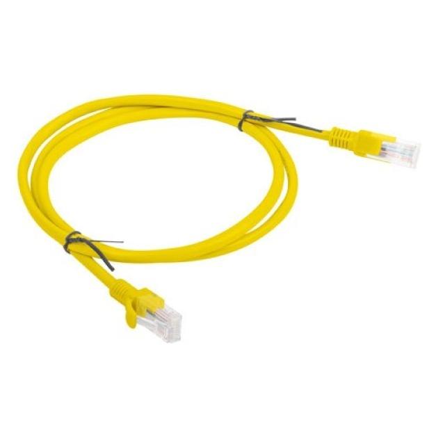 Lanberg Patchcord Kat.6 1m żółty (U/UTP, UTP, CAT6, 1 m) (PCU6-10CC-0100-Y)