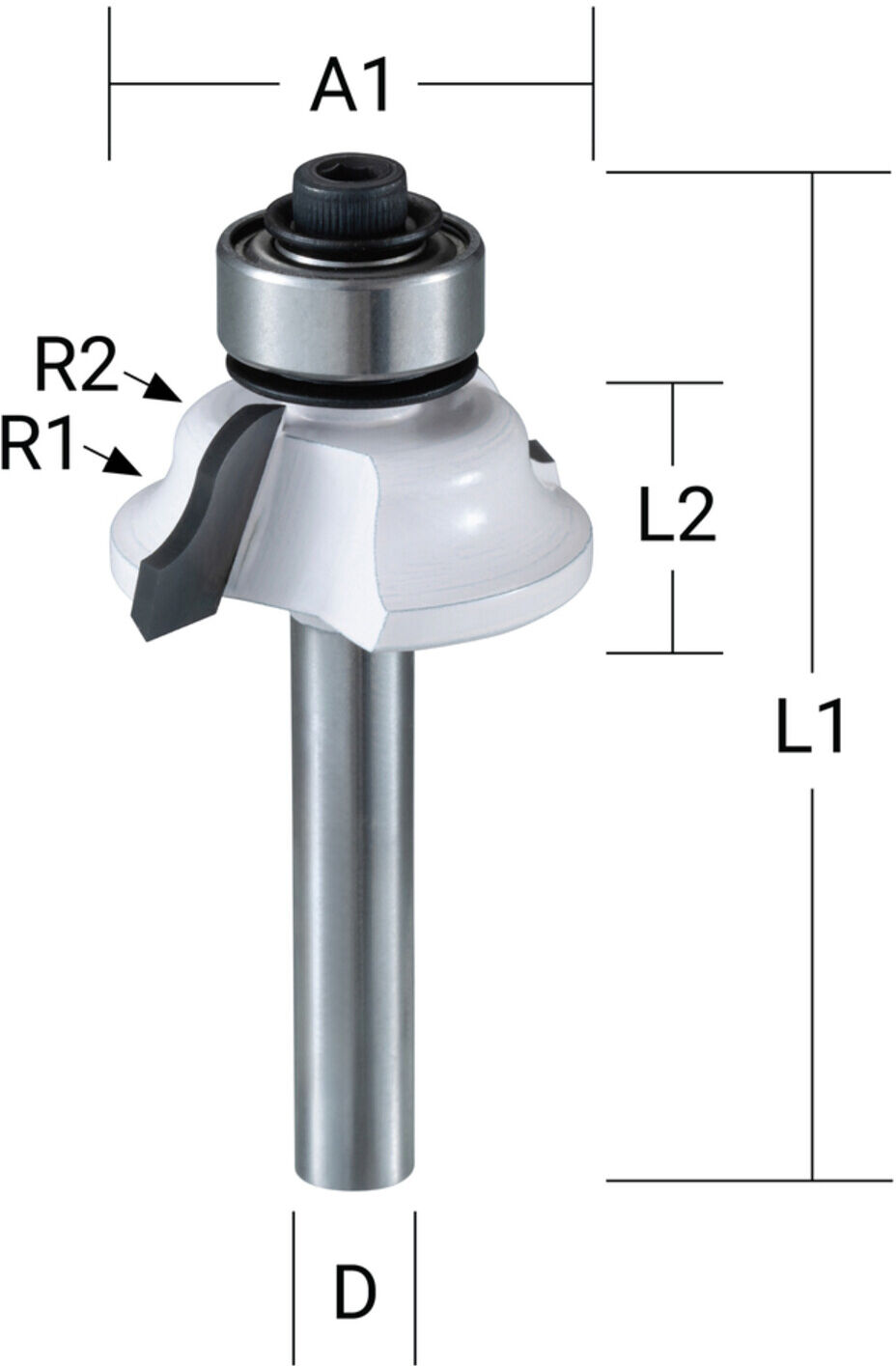 Makita Profilfräser römisch 38,1 mm (D-48767)