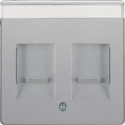 Berker Zentralstück alu/lack 11816084
