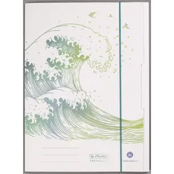 herlitz Sammelmappe Greenline DIN A4 Welle