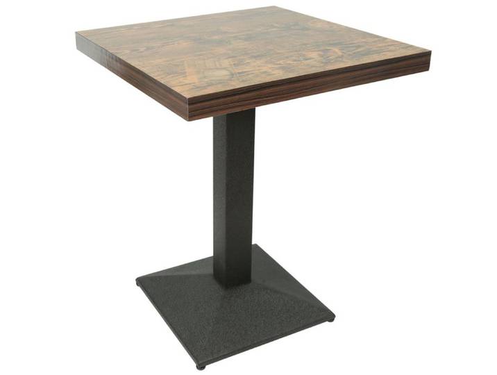 MIPAN Table de Bar Table à Manger Table carrée Style Industriel Table A Manger Avec Chaises horloge rétro