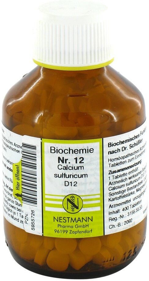 NESTMANN Biochemie 12 Calcium sulfuricum D12 Tabletten