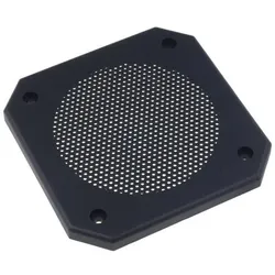 VISATON Lautsprecherabdeckung 114x114x9mm, Kunststoff, schwarz, passend für VS-FR10 VS-R10S