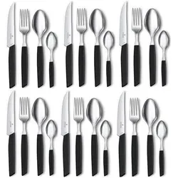 Victorinox Swiss Modern, Besteck, Schwarz