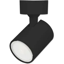 ISOLED Wand- und Deckenleuchte GU10 Single, 1-flammig, IP20, schwenkbar, exkl. Leuchtmittel, Aluminium, Schwarz matt ISO-114097