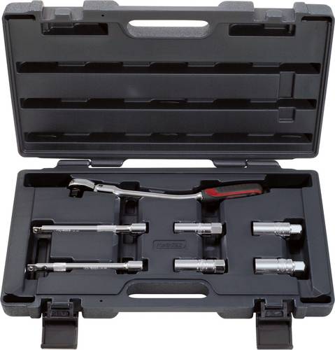 KS Tools 918.0607 3/8" CHROMEplus Zündkerzen-Service-Satz, 7-tlg