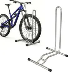 Relaxdays Fahrradständer bis 29 Zoll Schwarz,Silber
