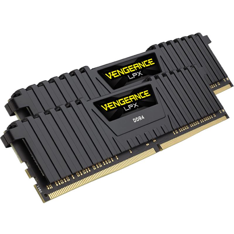 16GB Corsair Vengeance LPX schwarz DDR4-2666 DIMM CL16 Dual Kit