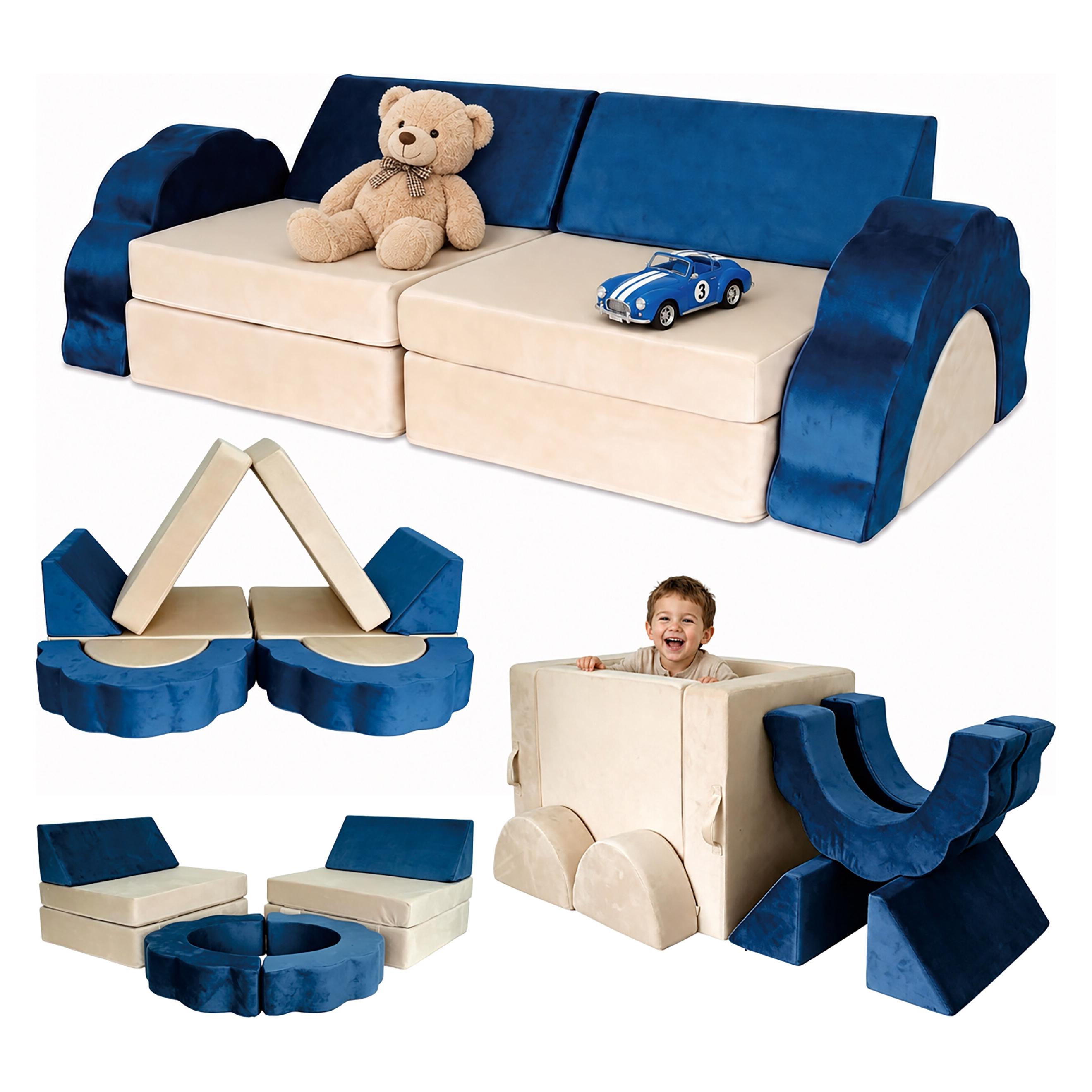 Relaxdays 10tlg. Kinder-Spielsofa Set (Kindersofa) (4052025807344)