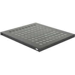 Lanview 1U 19" D=800MM FIXED SHELF, Serverschrank Zubehör, Schwarz