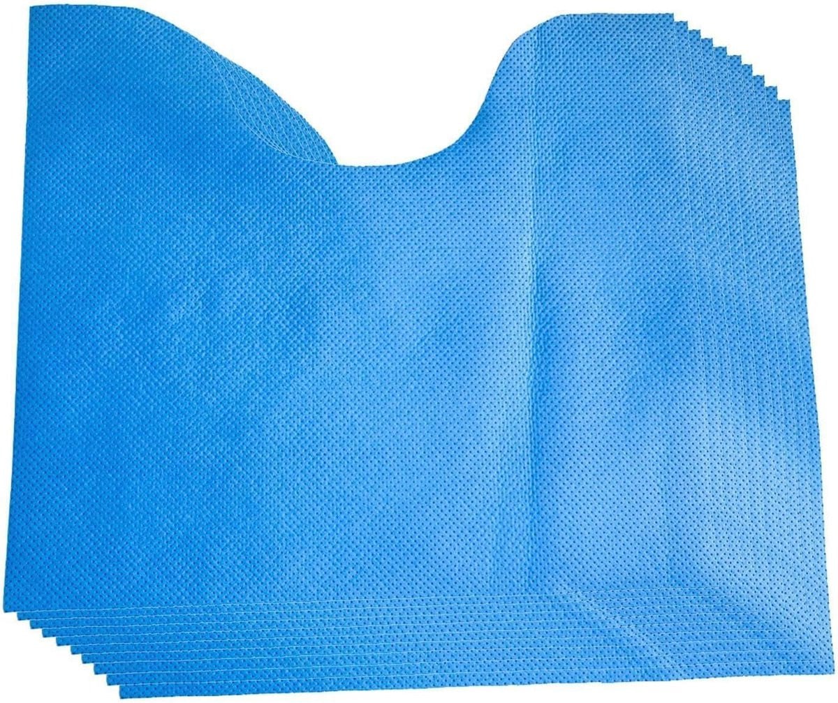 Set van 10 grijze waterdichte antislip toiletmatten voor de badkamer