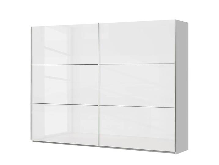 Schwebetürenschrank Zomme Plus 200cm Weiß Weiß