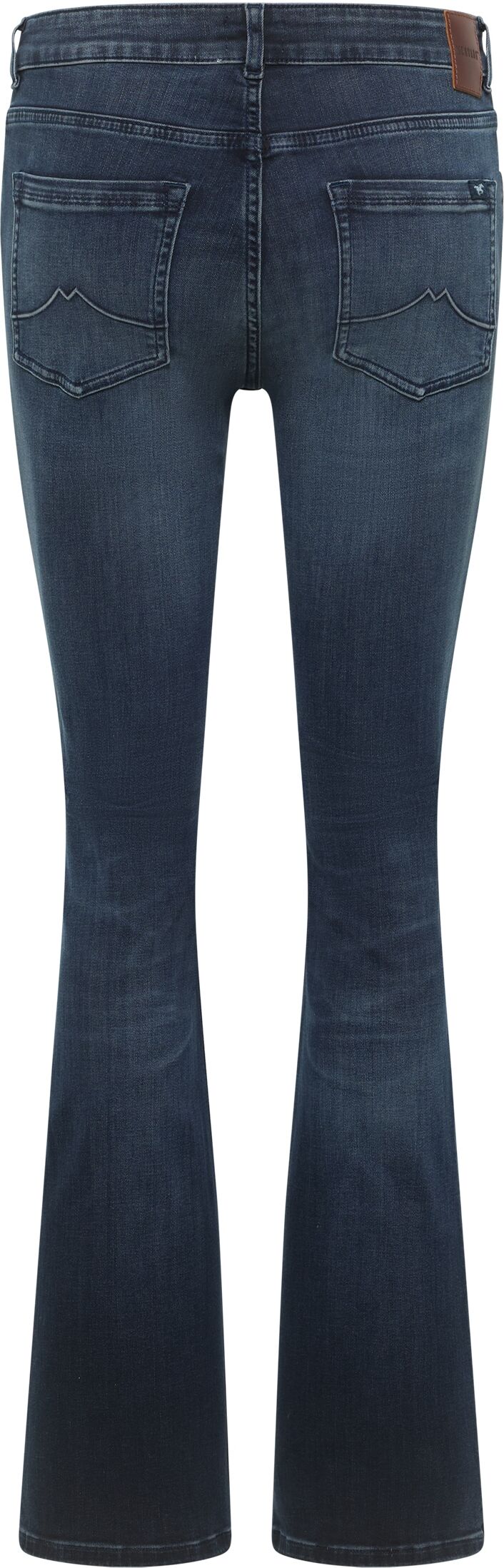 Bootcut-Jeans MUSTANG "Damen Style Shelby Slim Boot", Damen, Gr. 30, Länge 30, blau (702 mittelblau), Denim/Jeans, 98% Baumwolle, 2% Elasthan, unifarben, bootcut fit, Jeans Bootcut-Jeans