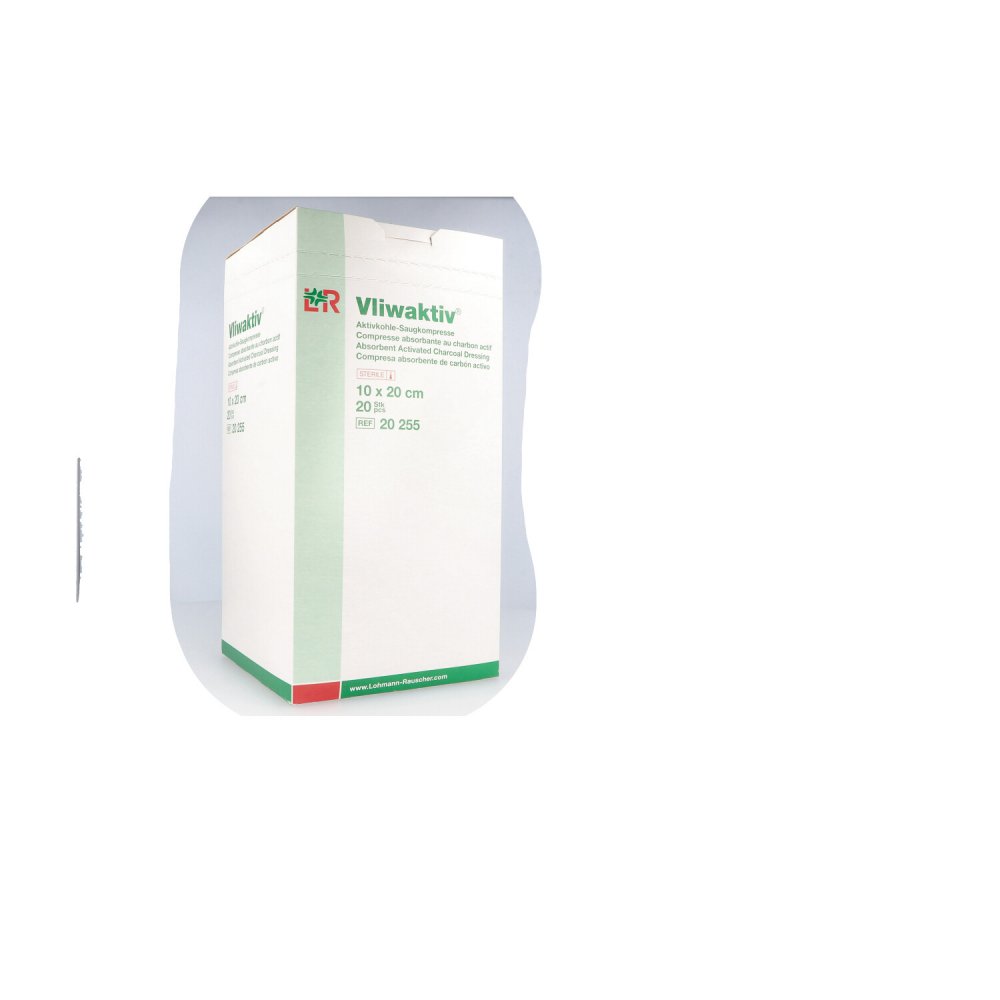 B2B Medical GmbH Vliwaktiv Aktivkohle-saugkomp.steril 10x20 cm 16738015