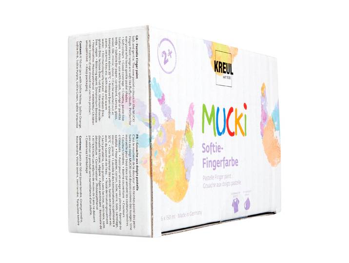 Mucki Softie Fingerfarben 6 × 150 ml