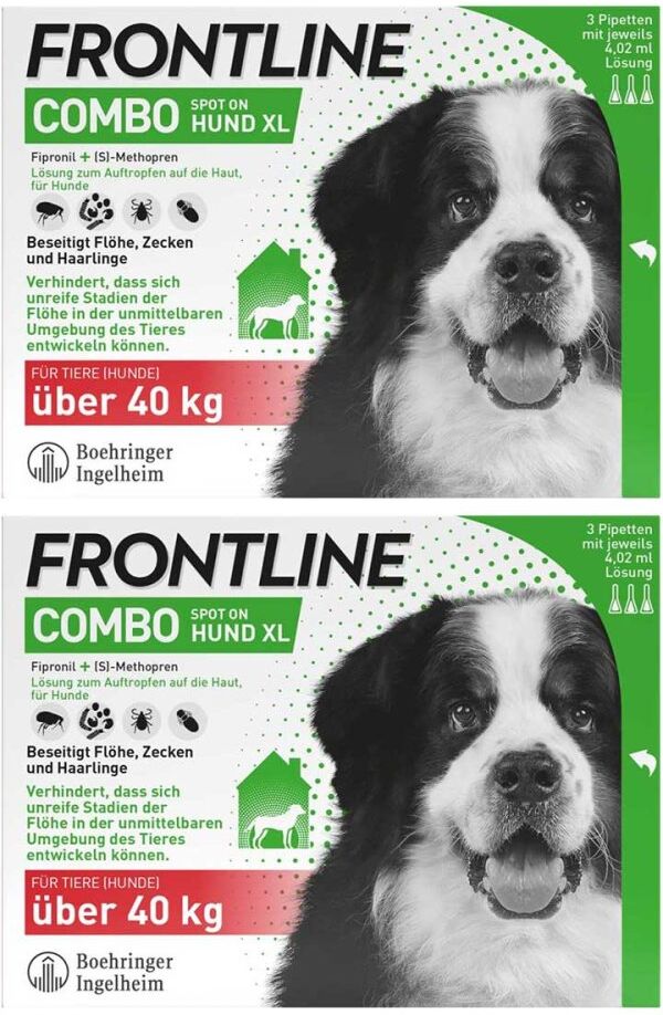 FRONTLINE COMBO® Spot On Hund XL >40 kg 2x3stk