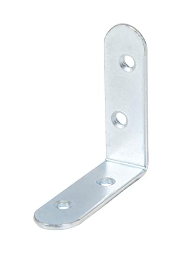 Alberts 339548 hoek- en verbindingsplaten, zilver, gegalvaniseerd staal