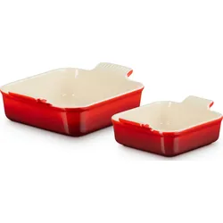 Heritage Backformen quadratisch kirschrot 2 St.