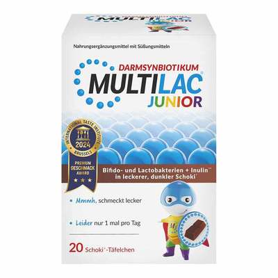 MedGoNET GmbH MULTILAC Darmsynbiotikum Junior Täfelchen 100 g 18773441