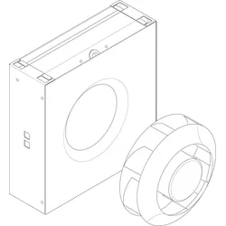 BOSCH Ersatzteil TTNR: 87186664020 Gebläse (links)