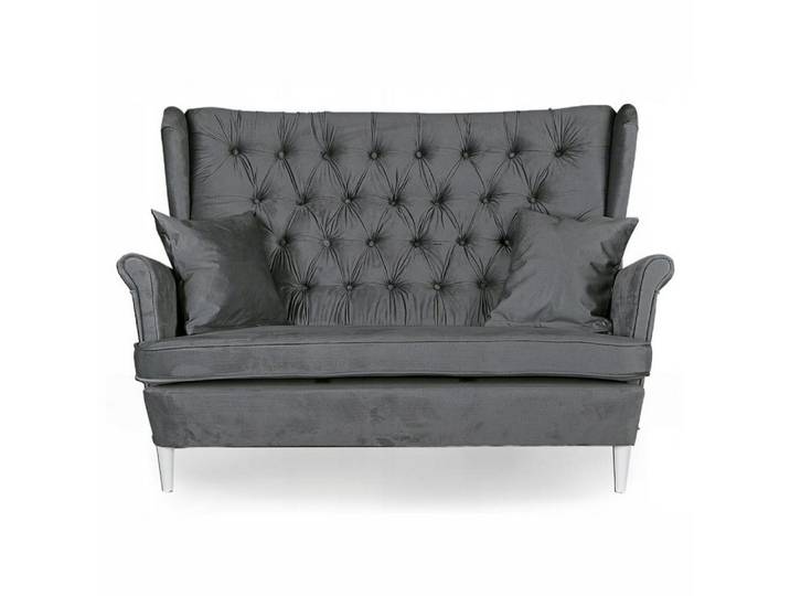 Family Meble Sofa Family Meble Gaja 2-Sitzer Sofa Monolith 92 Graphitgrau 160 cm, 1 Teile