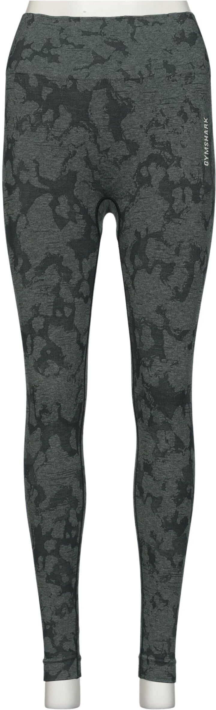 Gymshark Damen Stoffhose, Grün, Gr. S, Elasthan / Synthetik - Second Hand