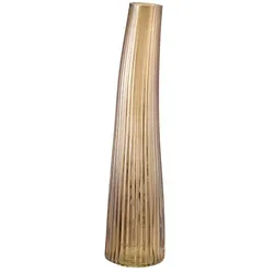 HOME STORY Vase   ¦ braun ¦ Glas ¦ Maße (cm): H: 35  Ø: 8.5